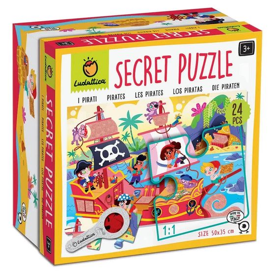 LUDATTICA Secret Pirates Puzzle 24 pieces