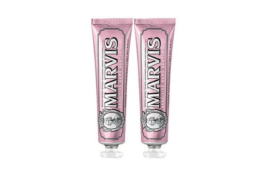 Marvis Soft Mint Plum Midsummer Lily Secret Rose Toothpaste Mouthwash For Fresh Breath And Periodontal Care 75ml/75ml*2