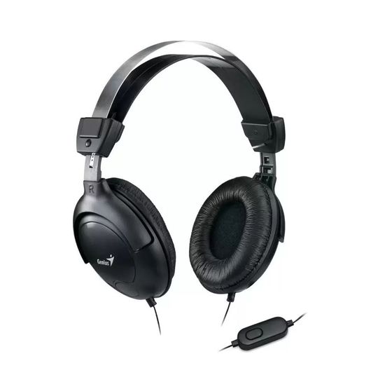 Гарнитура Genius HS-M505X, 1х mini jack 3.5mm, полноразмерные наушники, микрофон на проводе, длина провода 2м, подходит для мобильных устройств
