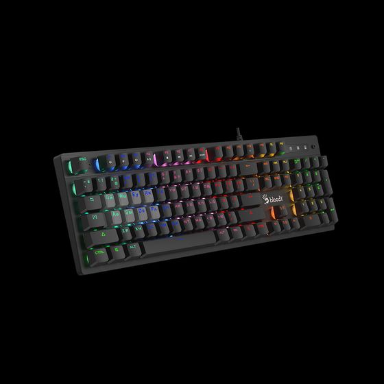 Клавиатура A4Tech Bloody B500N LED игровая проводная черный