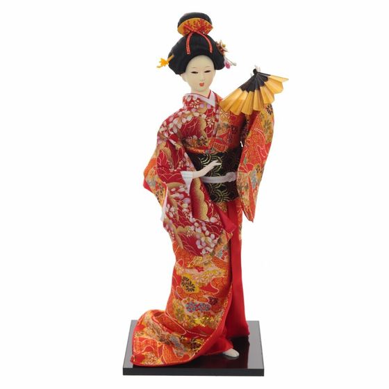 Фигурка декоративная &quot;Гейша&quot;, Д16,5 Ш16,5 В41,5 см