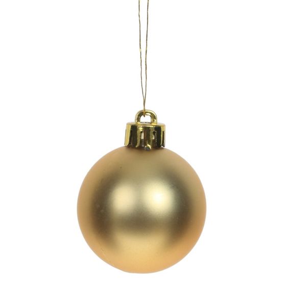 Набор из 40шт Украшение новогоднее "Шар", D 6/4/3/5 см, L14 W14 H26 см