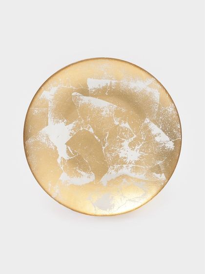 Тарелка обеденная &quot;Gold Dust&quot; 21 см, цвет золотой