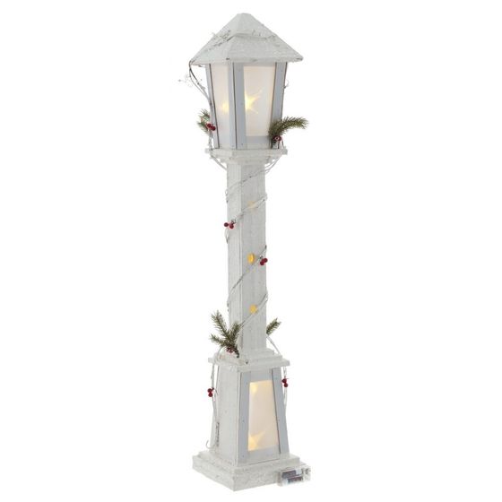 Изделие декоративное &quot;Фонарь&quot; c подсветкой (2хАА, н/п), L20 W18 H98 см, 2в.