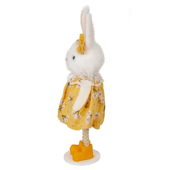 Фигурка декоративная "Зайка" (блок 6шт), L5 W3 H15 см, 3в.