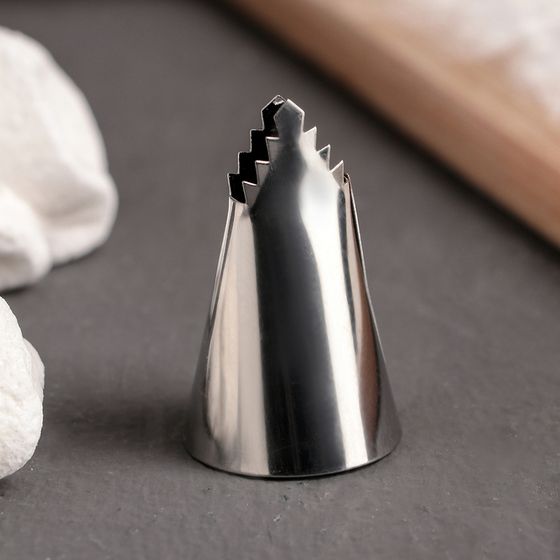 !09 Набор 2 предмета - Насадка кондитерская, d=2,6 см, выход 1,7 см,нержавеющая сталь