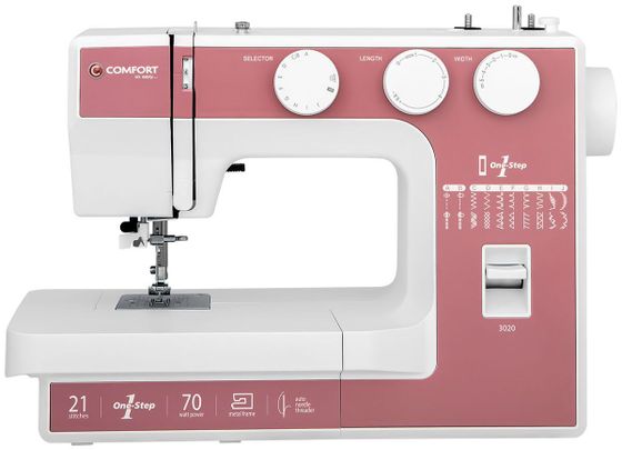 Швейная машина Comfort 3020 белый/розовый