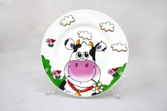 !09 Набор детской посуды &quot;Веселая коровка&quot; 3 предмета: кружка, тарелка, салатник