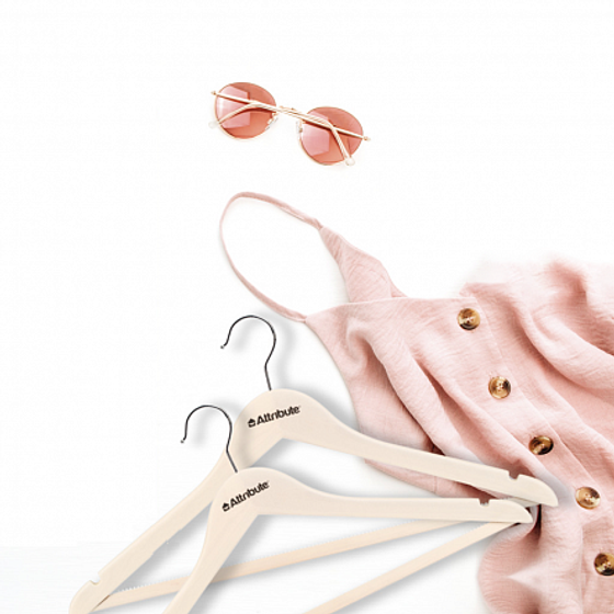 Набор вешалок универсальных SILUET CREAM 44см 4шт