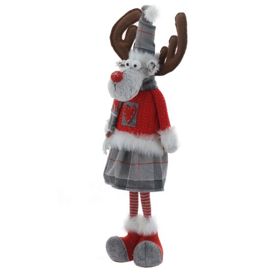 Игрушка набивная &quot;Олень&quot;, L28 W15 H76/52 см, 2в.