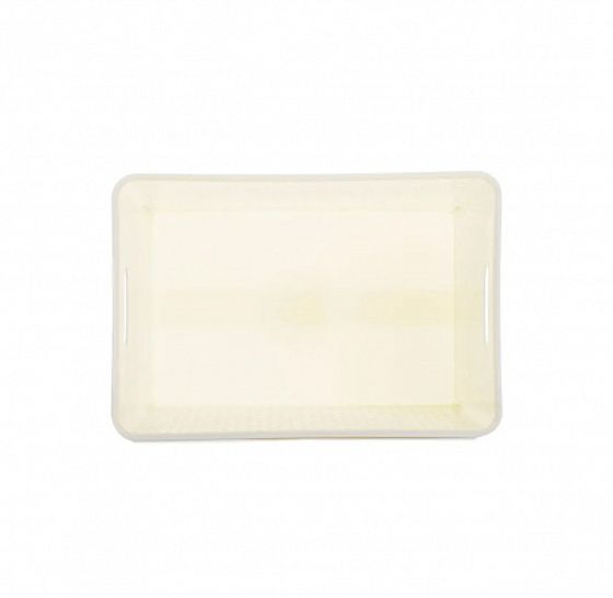 Корзинка БЕРЕСТА слоновая кость 14л 350х245х205мм