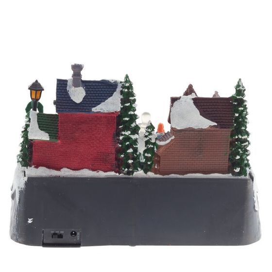 Фигурка декоративная &quot;Рождество&quot; (4 мелодии, подсвет, движ, фонтан 3xAA н/п, +USB), L26,5 W23 H19 см