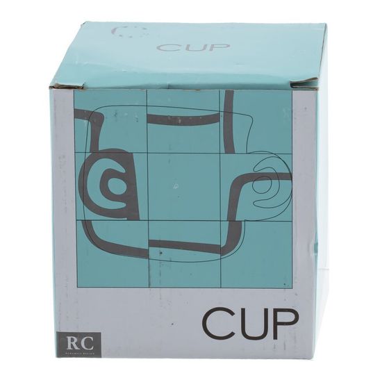 Кружка с крышкой и ложкой, 350 мл, L11,5 W8 H9,5 см, дизайн микс