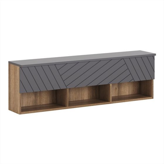 Ящик для белья «Гринвич №2.1», 1252×236×380 мм, цвет авелано / тёмно-серый