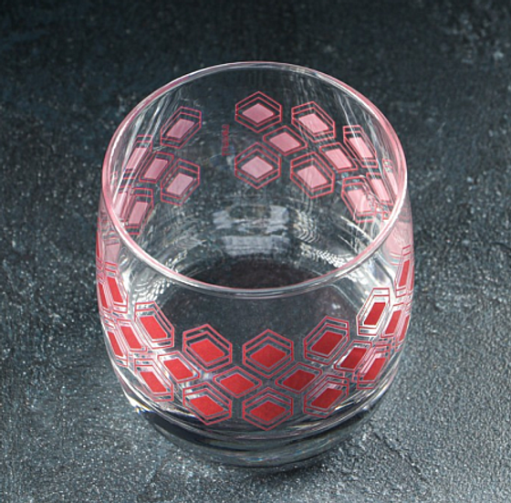 Набор стаканов РОМБ ЛИЛАК 6шт 310мл низкие