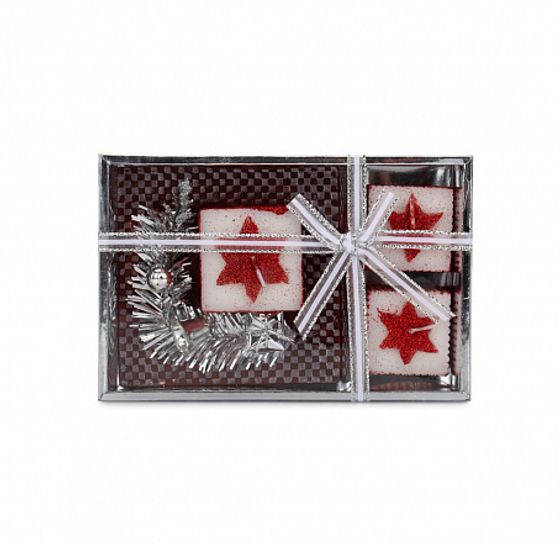 Набор новогодних свечей 3 шт