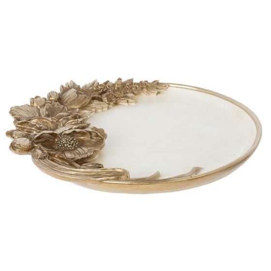 Блюдо декоративное, L24 W23 H3 см