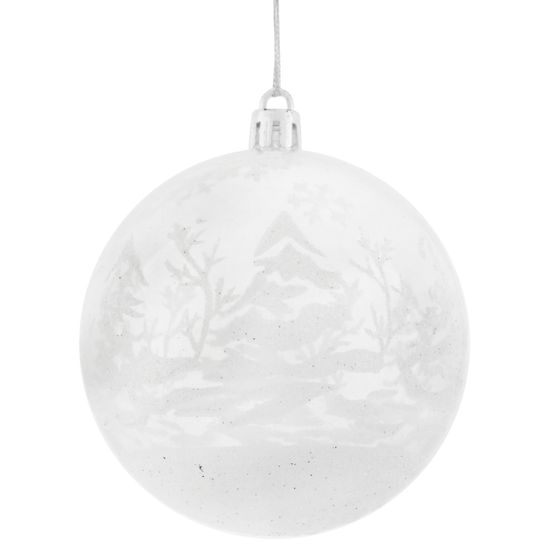 Набор из 12шт Украшение новогоднее &quot;Шар&quot;, D 8 см, L35 W27 H9 см