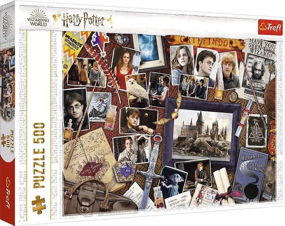 Trefl Puzzle 1000el Pamiątki z Hogwartu 37400