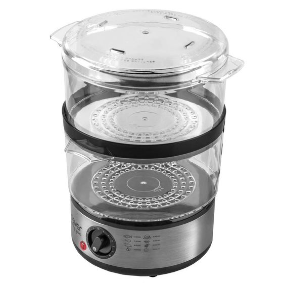 Пароварка Endever Vita-165 4.8л черный/стальной