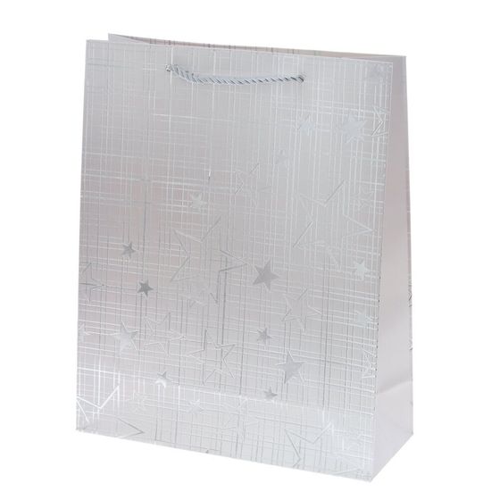 Пакет подарочный (бумага 210г/м2, блок микс 12шт), L26 W10 H32 см, 4в.