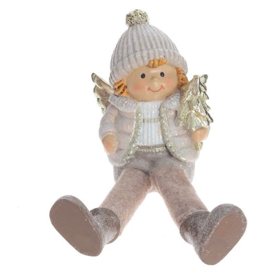 Фигурка декоративная &quot;Ангел&quot;, L6 W4,5 H14 см, 2в.