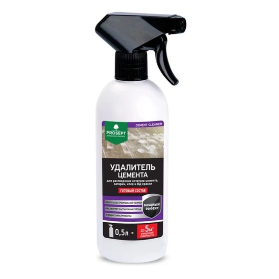 Удалитель цемента Prosept Cement Cleaner, готовый раствор, 0,5л