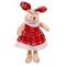 !09 Мягкая игрушка «Заюша в платье», цвета МИКС