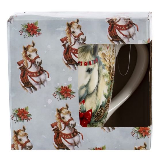 Кружка &quot;Лошадь&quot;, 320 мл, L12 W8 H10 см