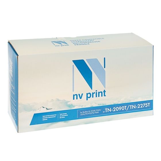 Картридж NV PRINT TN-2090T/TN-2275T для Brother DCP7057R/7060/7065/7070 (2500k), черный