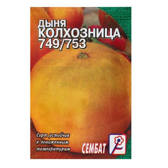 Семена Дыня &quot;Колхозница 749/753&quot;, 0,5 г