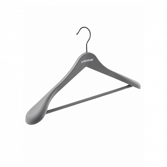 Вешалка для верхней одежды RUBBER GREY 45см