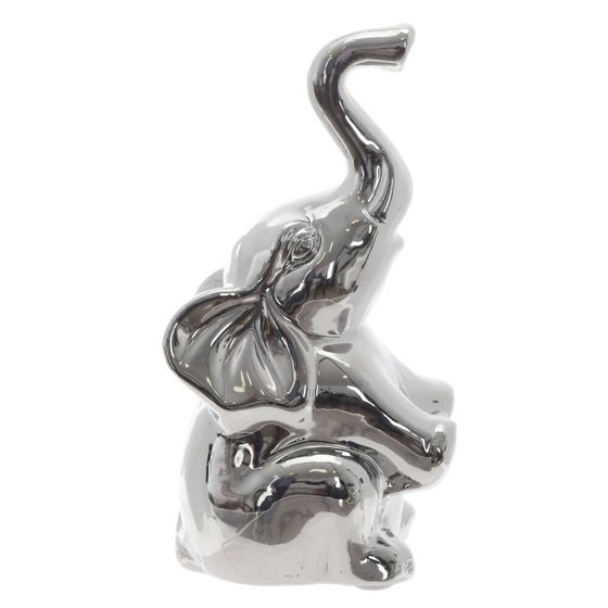 Набор из 2-х фигурок декоративных "Слон", L14 W6,5 H15,5 см