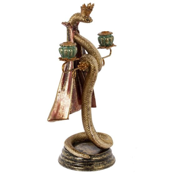 Подсвечник &quot;Змея&quot;, D свечи 2,5 см, L28 W20 H49 см