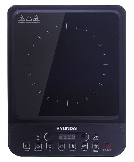 Плитка индукционная Hyundai HYC-0101 черный стеклокерамика (настольная)