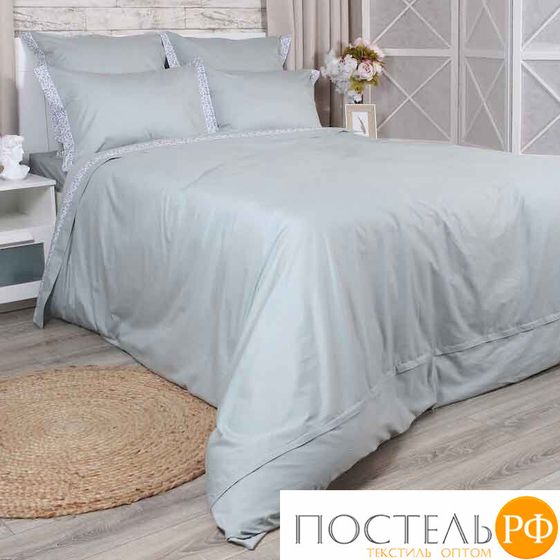 5044/101 КПБ 2сп ML Premium Glamour Aqua н(2)70*70 н(2)50х70 сатин