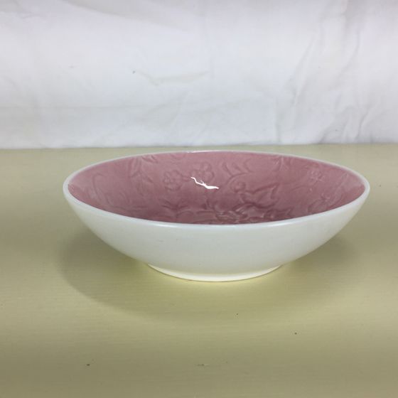 Салатник 17 см каменная керамика  2 штуки Индонезия цвет розовый