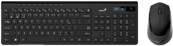 Клавиатура+мышь Genius SlimStar 8230 BT беспроводной черный (31340015408)