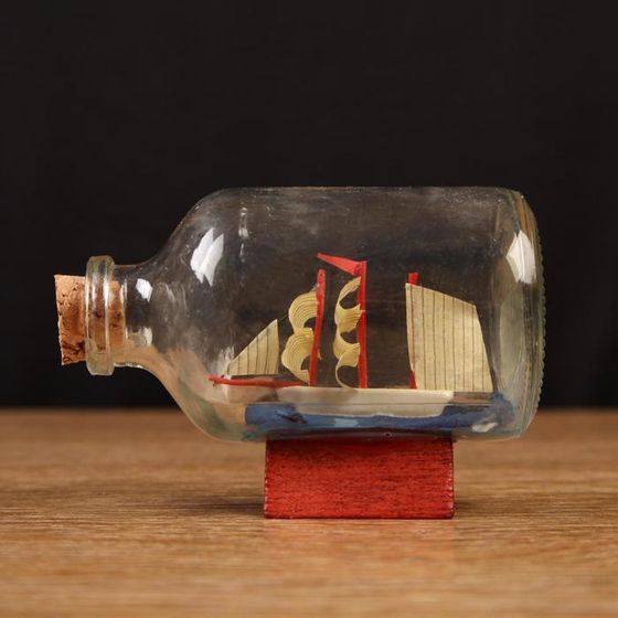Корабль в бутылке «Александра», 7.5×4×5 см