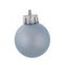 Набор из 12шт Украшение новогоднее Шар &quot;Голубой шелк&quot;, D4 см, L9,5 W9,5 H10,5 см