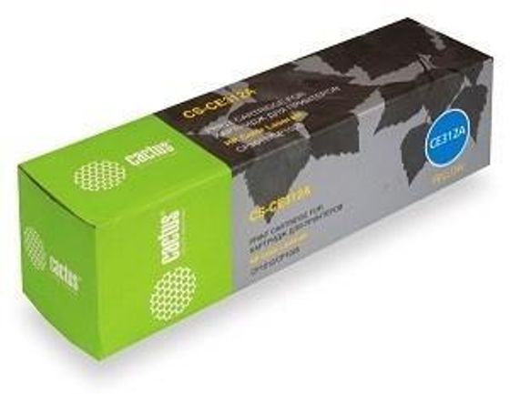 Картридж лазерный Cactus CS-CE312A CE312A желтый (1000стр.) для HP LJ CP1012Pro/ CP1025