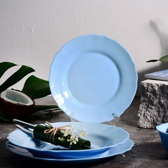 Тарелка суповая ЛУИ XV  ЛАЙТ БЛЮ 22см