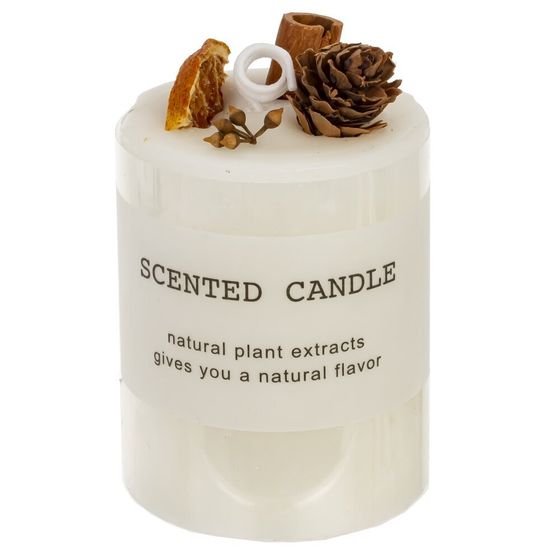 Свеча ароматическая, L6 W6 H9 см, 4в.