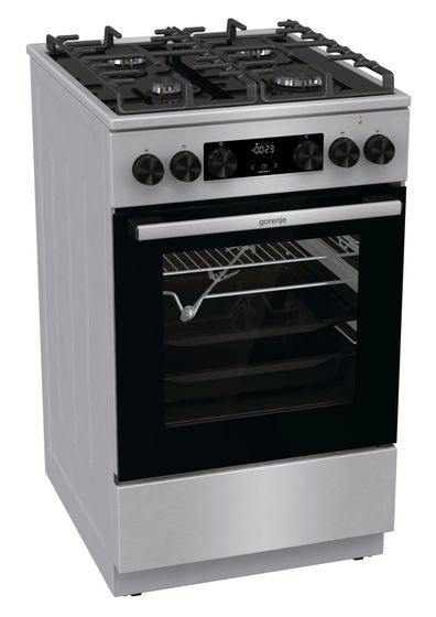 Плита комбинированная Gorenje GK5C65XV нержавеющая сталь реш.чугун