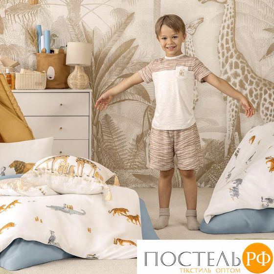 САФАРИ беж Пижама для мальчиков р.104-110 см