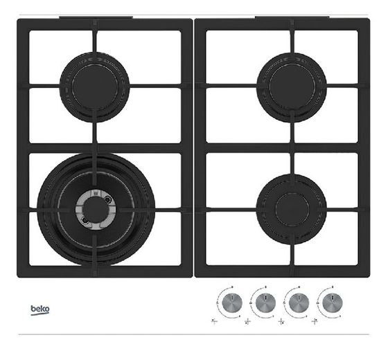 Газовая варочная панель Beko HILW64225SW белый
