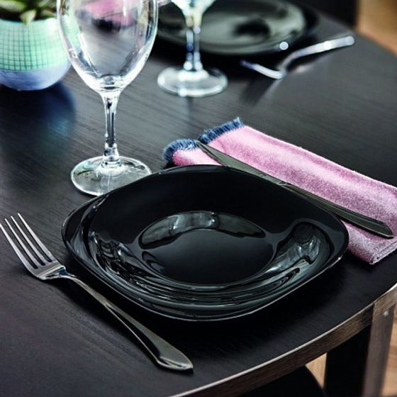 Тарелка обеденная НЬЮ КАРИН черная 26см