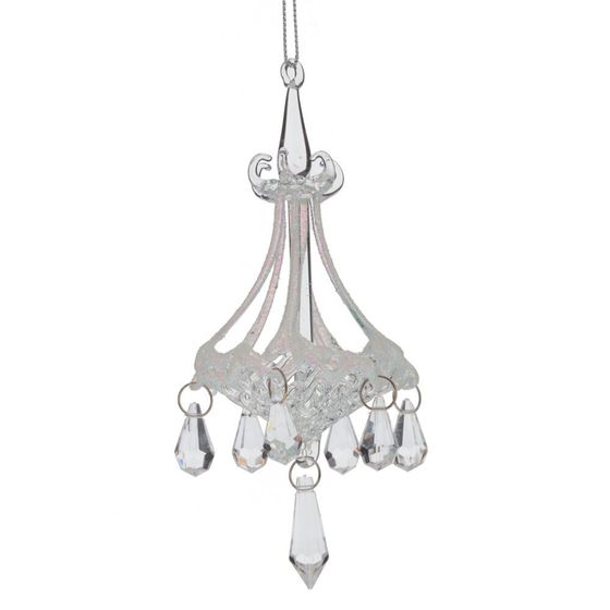 Украшение новогоднее &quot;Подвеска&quot;, L7,5 W7,5 H15,5 см, 4в.