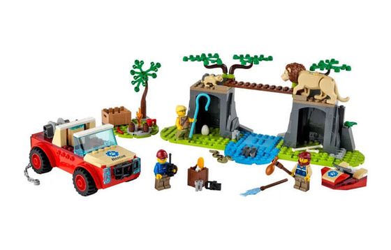 LEGO City Collection Внедорожник для спасения диких животных, строительные блоки 157 шт. 60301