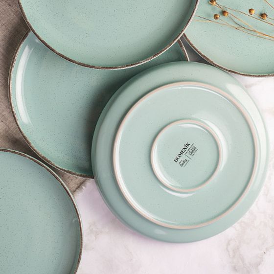 Тарелка обеденная DAILY бирюзовый 24см